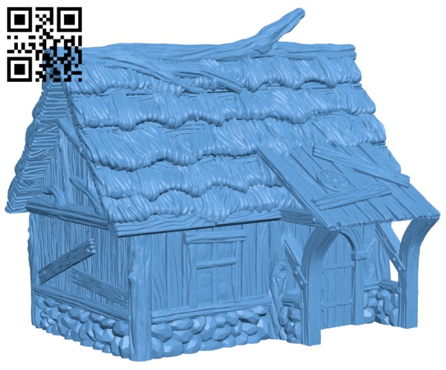 Northvakt - Tiny Civilian house H003835 file stl free download 3D Model for CNC and 3d printer