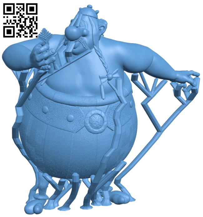 Obelix H003652 file stl free download 3D Model for CNC and 3d printer