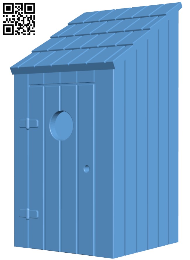 Outhouse H004088 file stl free download 3D Model for CNC and 3d printer