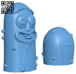 Pickle Rick USB H003271 file stl free download 3D Model for CNC and 3d printer