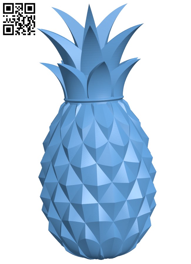 Pineapple box H003839 file stl free download 3D Model for CNC and 3d printer