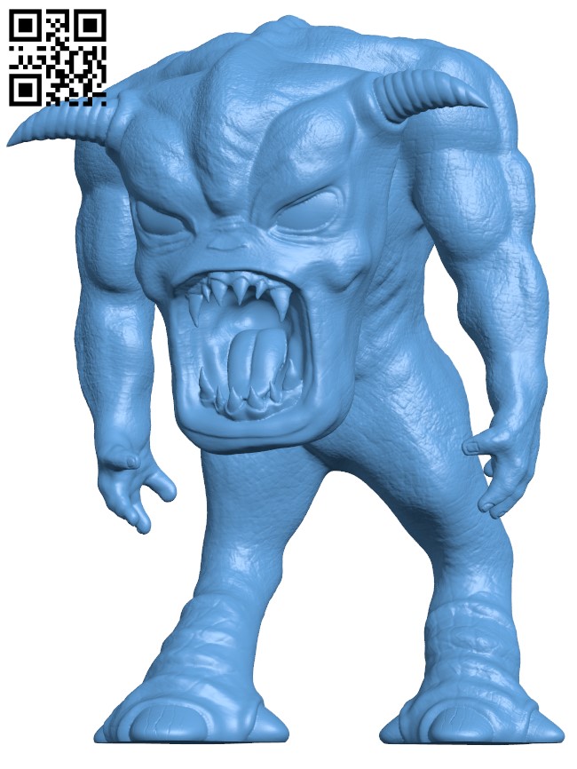 Pinky Demon - Doom H004091 file stl free download 3D Model for CNC and 3d printer
