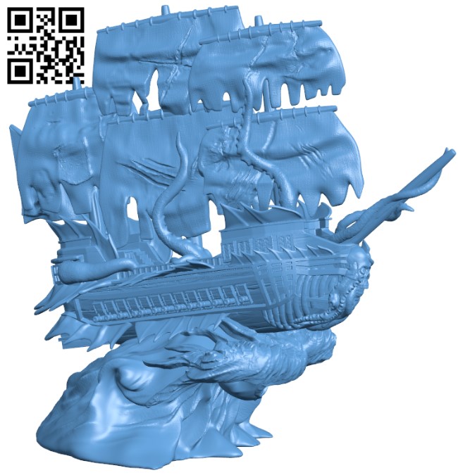 Pirate ship in a bottle H003410 file stl free download 3D Model for CNC and 3d printer