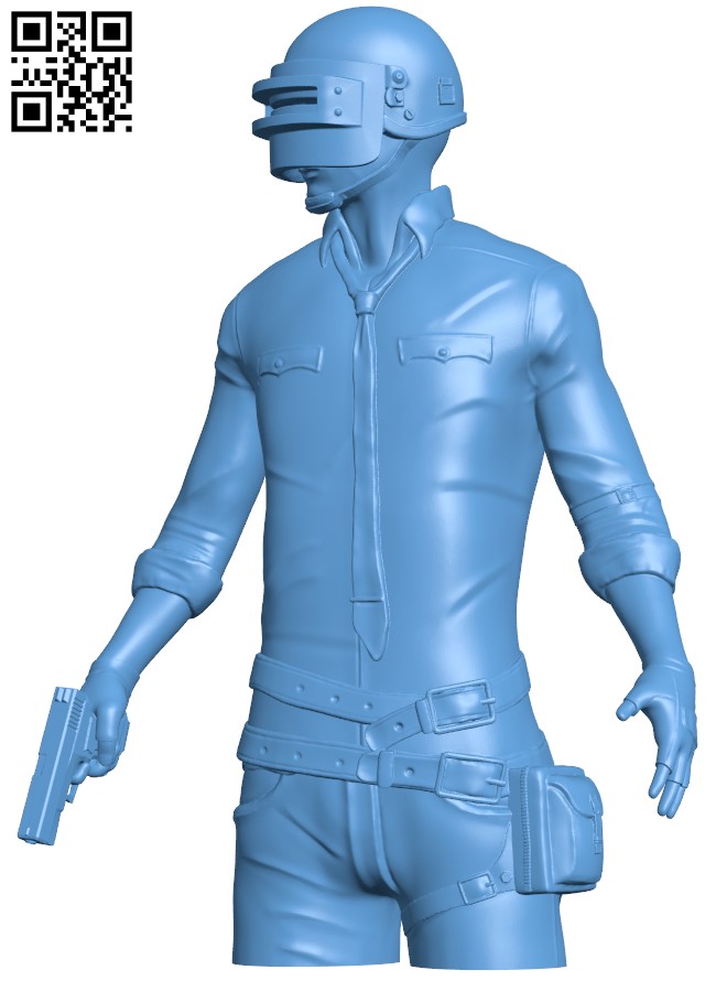 Playerunknown's Battlegrounds H004093 file stl free download 3D Model for CNC and 3d printer