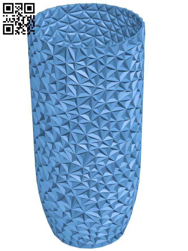 Polygon vase H003892 file stl free download 3D Model for CNC and 3d printer