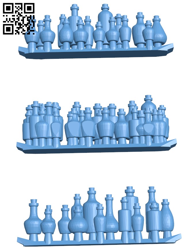 Potion Groups H003275 file stl free download 3D Model for CNC and 3d printer