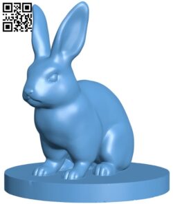Rabbit H003412 file stl free download 3D Model for CNC and 3d printer