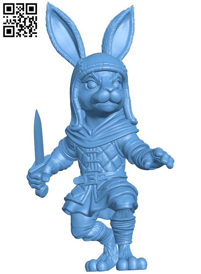 Rabbit Rogue H003413 file stl free download 3D Model for CNC and 3d printer