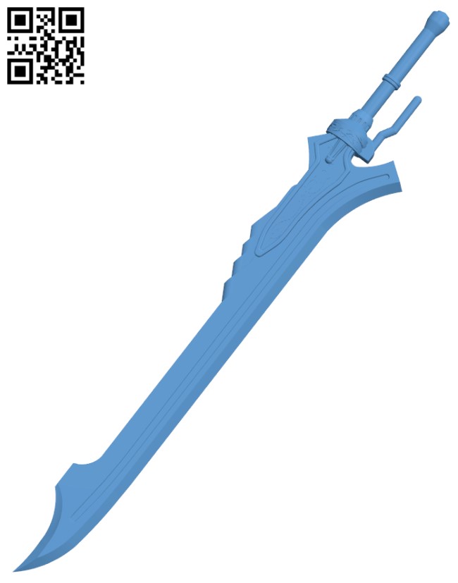 Red Queen Sword H003656 file stl free download 3D Model for CNC and 3d printer