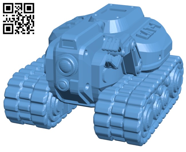 Retro Cyber-Altered Task Unit H003658 file stl free download 3D Model for CNC and 3d printer