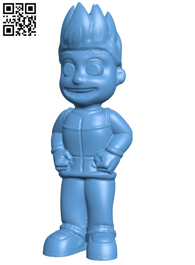 Ryder - Paw Patrol H003417 file stl free download 3D Model for CNC and 3d printer