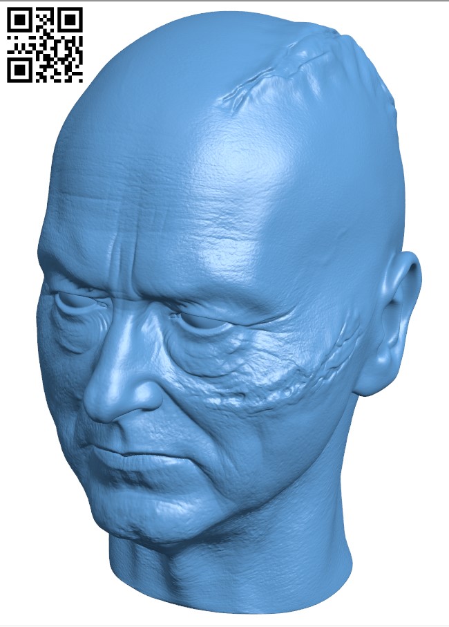 Sebastian Shaw Darth Vader head H003847 file stl free download 3D Model for CNC and 3d printer
