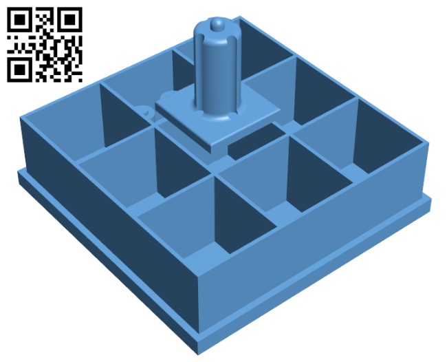 Seed germination tray with removable base and stamp H003795 file stl free download 3D Model for CNC and 3d printer