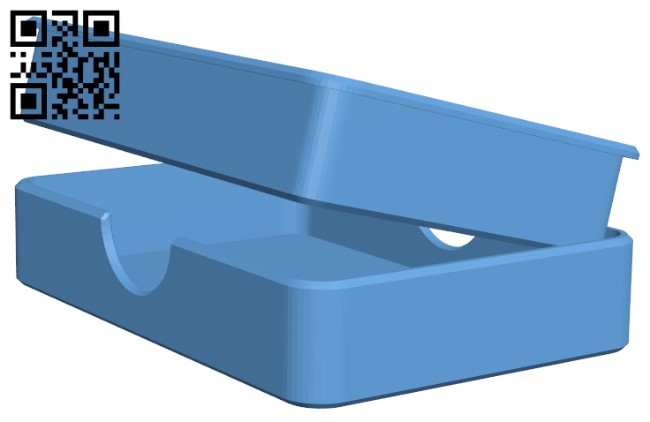 Simple Card Box H003727 file stl free download 3D Model for CNC and 3d printer