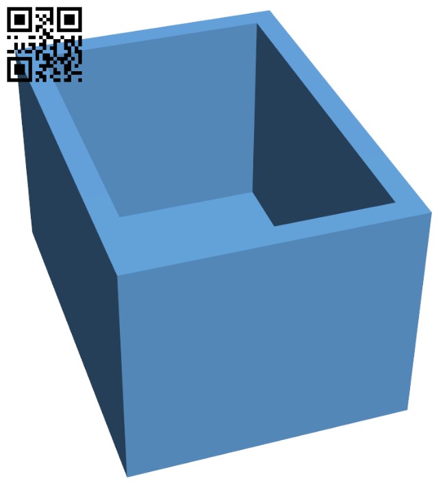 Simple box H003941 file stl free download 3D Model for CNC and 3d printer