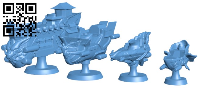 Skies of Sordane Board Game - Airships H004105 file stl free download 3D Model for CNC and 3d printer