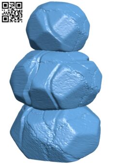 Small Rock Tower H003487 file stl free download 3D Model for CNC and 3d printer