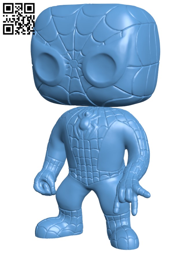 Spiderman - Superhero H003852 file stl free download 3D Model for CNC and 3d printer