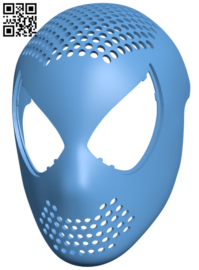 Spiderman mask H003488 file stl free download 3D Model for CNC and 3d printer