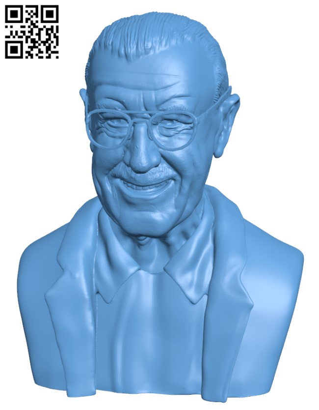 Stan Lee H003856 file stl free download 3D Model for CNC and 3d printer