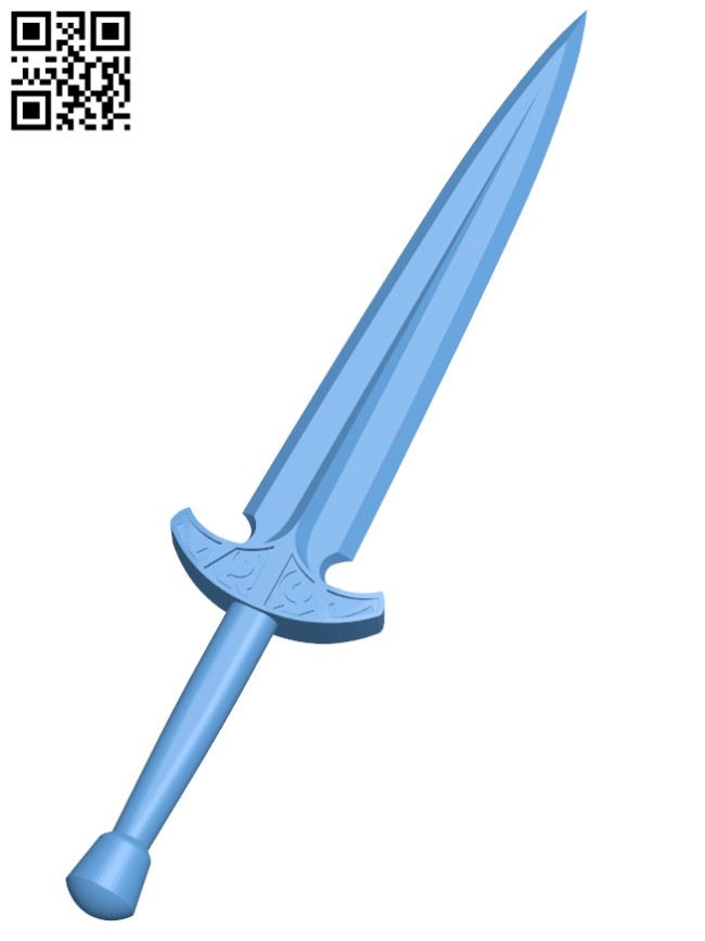 Steel dagger inspired by Skyrim H003902 file stl free download 3D Model for CNC and 3d printer