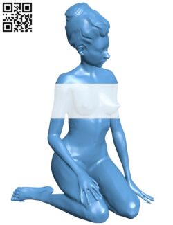 Stylized Nude H003423 file stl free download 3D Model for CNC and 3d printer