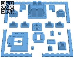 Tenochtitlan – Mexico H003426 file stl free download 3D Model for CNC and 3d printer