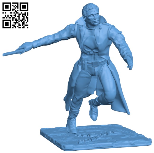 The Punisher - Marvel Superhero H003953 file stl free download 3D Model for CNC and 3d printer