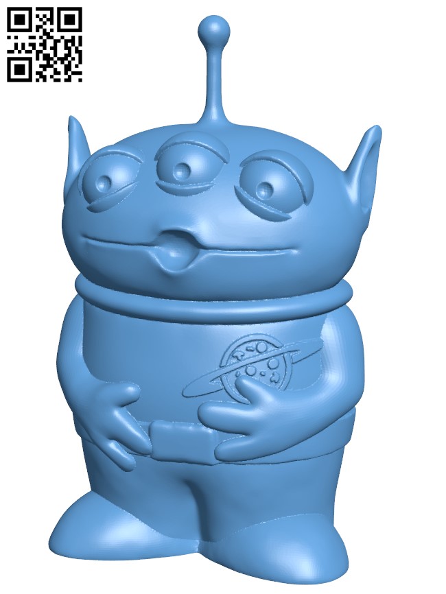 Toy Story Alien H003913 file stl free download 3D Model for CNC and 3d printer