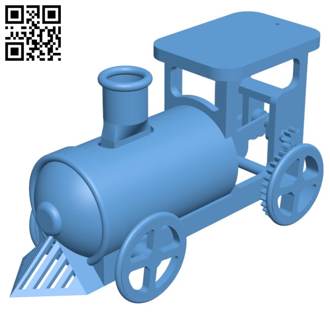 Toy Train H003609 file stl free download 3D Model for CNC and 3d printer