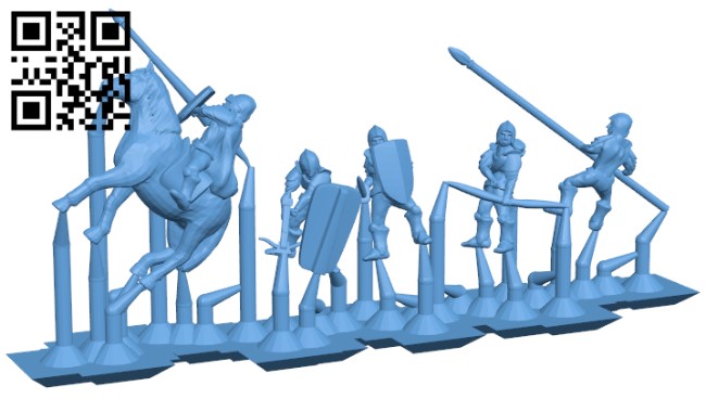 Troops - Western Kingdom H003734 file stl free download 3D Model for CNC and 3d printer