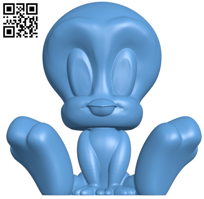 Tweety Bird - Looney Tunes H003914 file stl free download 3D Model for CNC and 3d printer