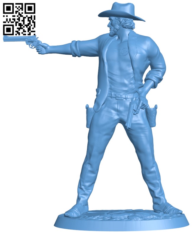 U.S. Marshal Rick - Gunner H003369 file stl free download 3D Model for CNC and 3d printer