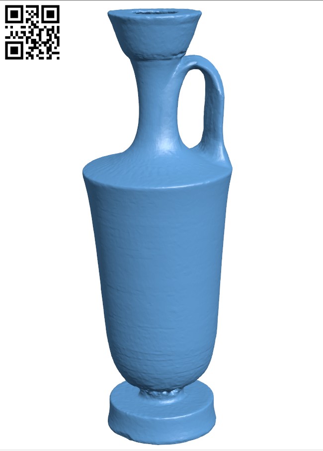 Vase or lekythos H003670 file stl free download 3D Model for CNC and 3d printer