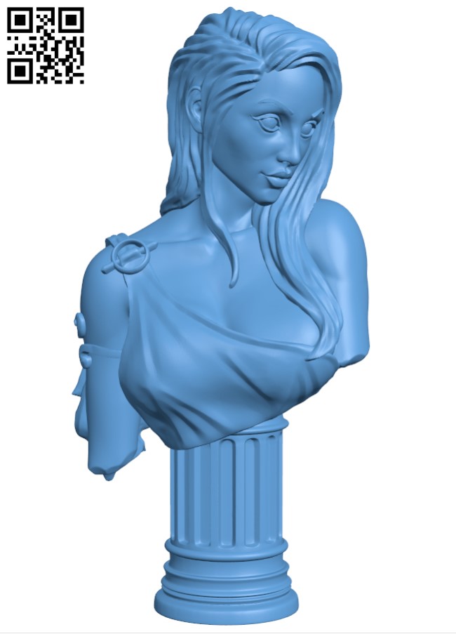 Venus Bust H003966 file stl free download 3D Model for CNC and 3d printer