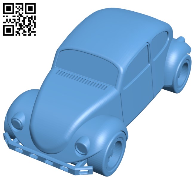 Volkswagen Beetle Baja Bug H003614 file stl free download 3D Model for CNC and 3d printer