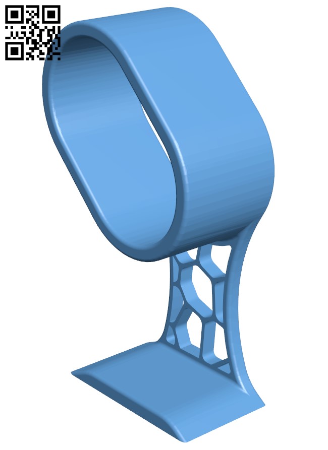 Voronoi Watch Holder H003967 file stl free download 3D Model for CNC and 3d printer