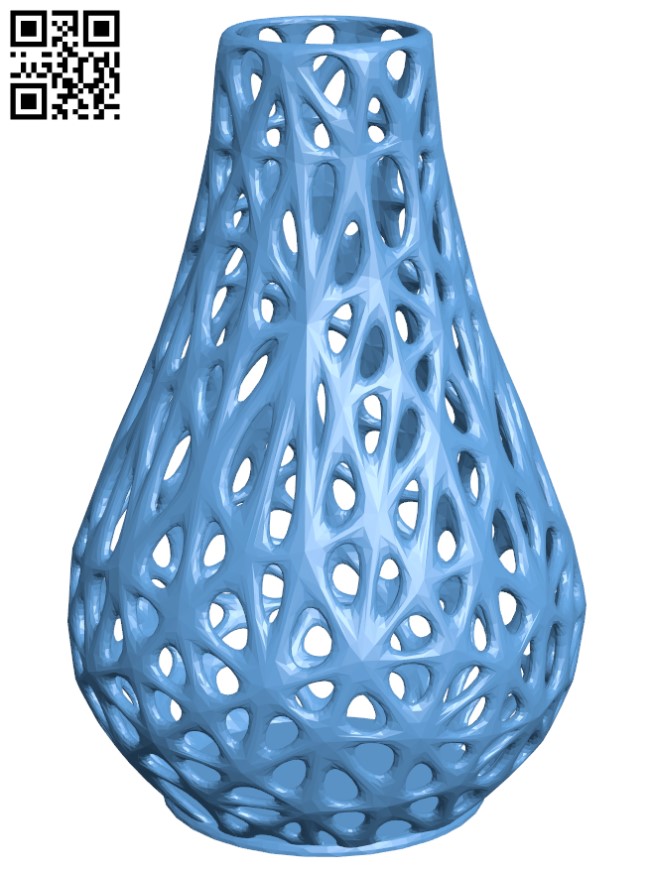 Voronoi vase H003672 file stl free download 3D Model for CNC and 3d printer