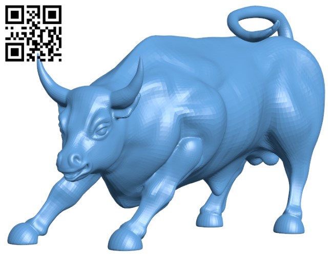 Wall Street Bull H003673 file stl free download 3D Model for CNC and 3d printer