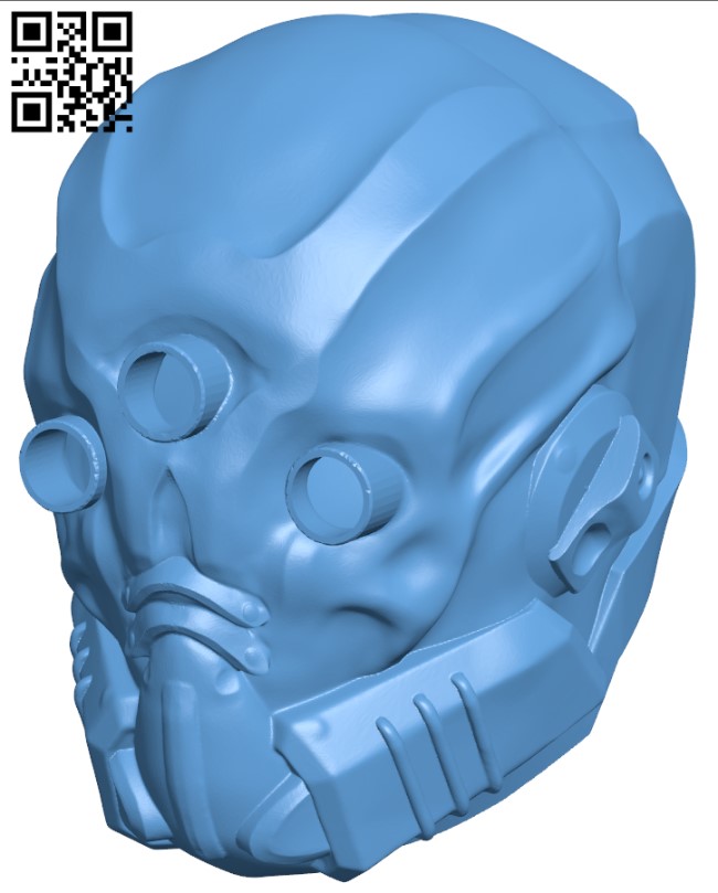 Wearable Third Man Destiny Helmet H003970 file stl free download 3D Model for CNC and 3d printer