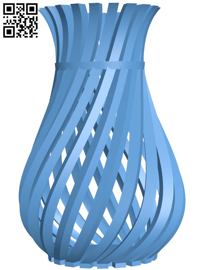 Weird Twisty Vase H003286 file stl free download 3D Model for CNC and 3d printer