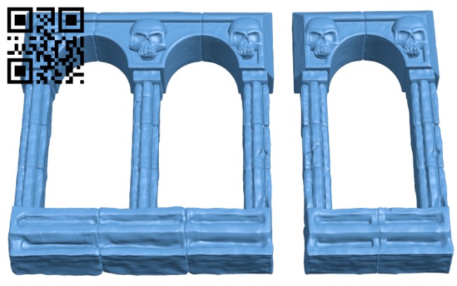 Windows of the Damned H003737 file stl free download 3D Model for CNC and 3d printer