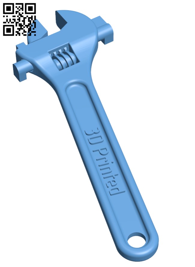 Wrench H003375 file stl free download 3D Model for CNC and 3d printer
