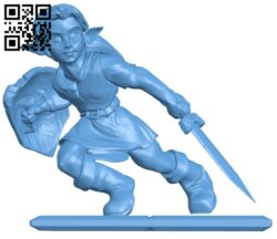 Young Link – Ocarina of Time H003496 file stl free download 3D Model for CNC and 3d printer