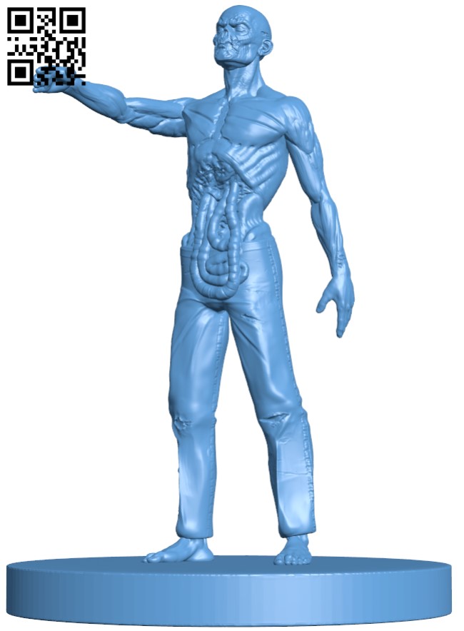 Zombie H004156 file stl free download 3D Model for CNC and 3d printer