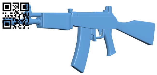 AK-47 Gun H004493 file stl free download 3D Model for CNC and 3d printer