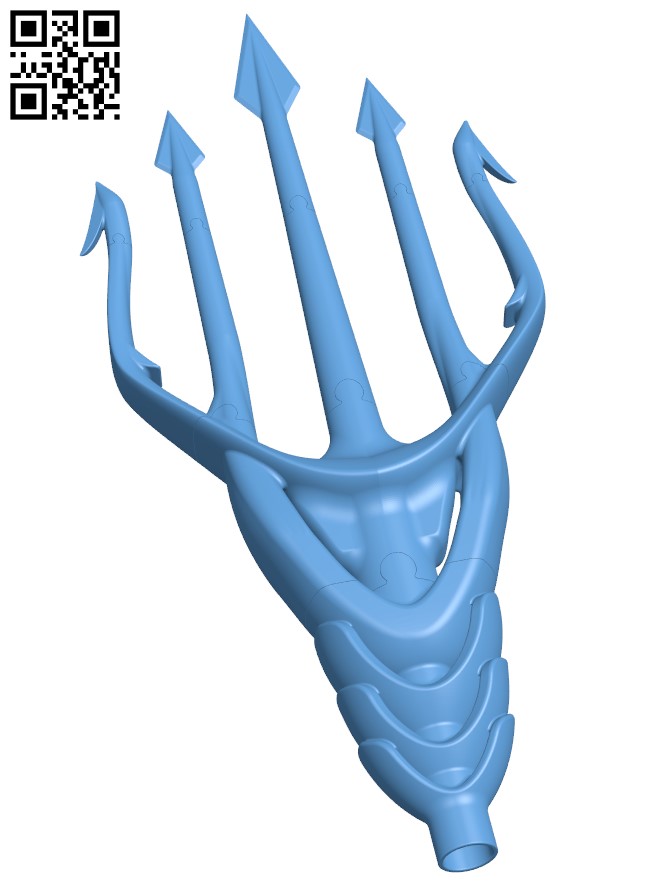 Aquaman Trident H004793 file stl free download 3D Model for CNC and 3d printer