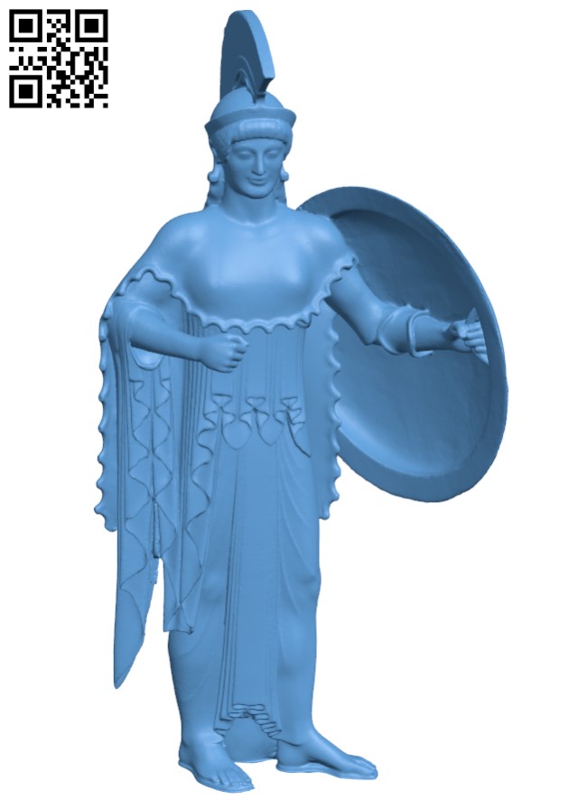 Archaic Athena H004249 file stl free download 3D Model for CNC and 3d printer