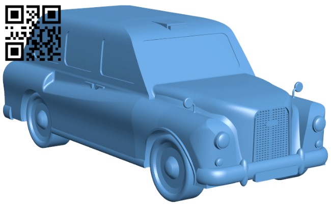 Austin FX4 London taxi H004613 file stl free download 3D Model for CNC and 3d printer