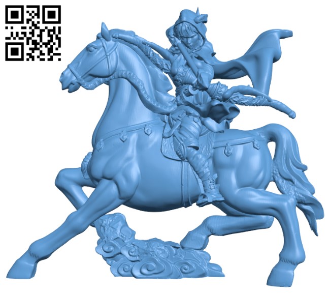 Bandit Archer Rider H004372 file stl free download 3D Model for CNC and 3d printer